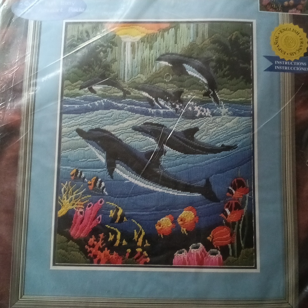 Janlynn Dolphins Longstitch Kit - New